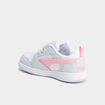 Tennis basses à scratchs Puma vert pastel fille
