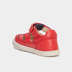 Sandales en cuir Kickers Tractus rouge bébé garçon