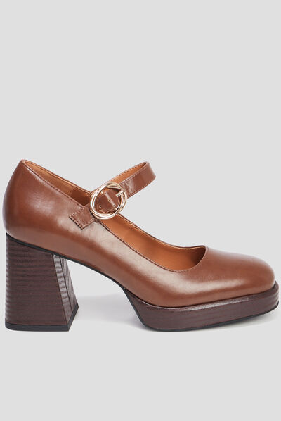 Escarpins à talons avec bride Liberto marron femme