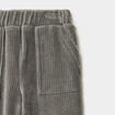 Pantalon effet velours c&ocirc;tel&eacute; vert kaki b&eacute;b&eacute; gar&ccedil;on
