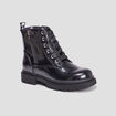 Bottines crant&eacute;es &agrave; paillettes Liberto noir fille