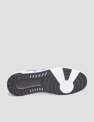 Tennis basses à lacets blanc homme