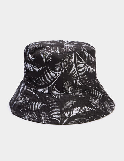Bob avec bord large noir homme