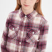 Chemise manches longues beige fille