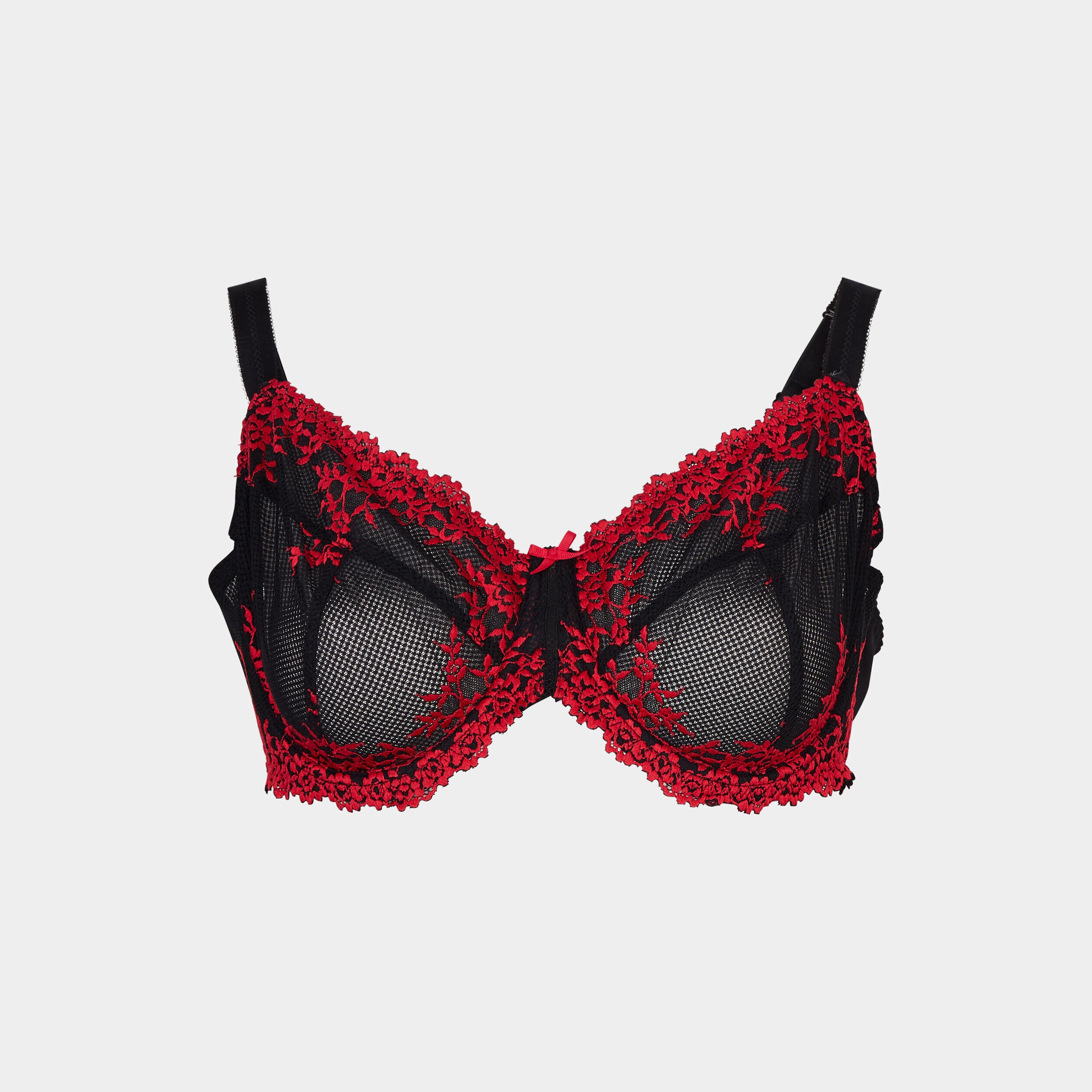 Sous vetement femme rouge et noir outlet