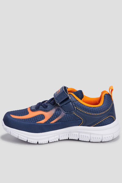 Runnings à lacets Liberto bleu marine garçon