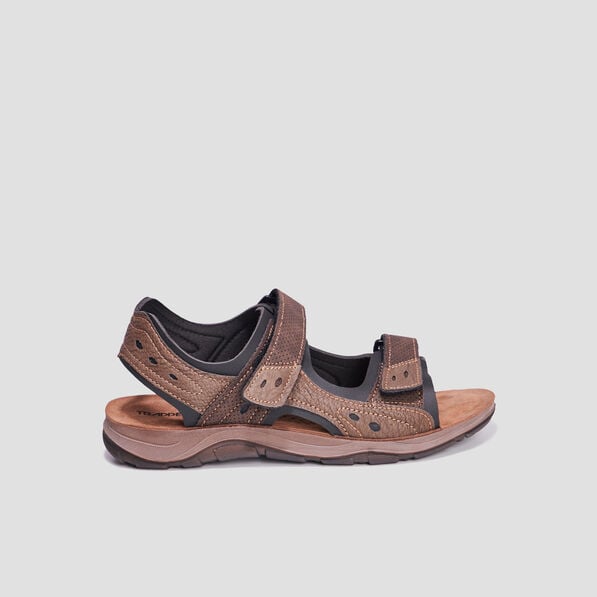 sandales a scratchs marron homme Sandales à scratchs marron homme