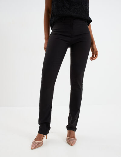 Pantalon stretch taille haute Mosquitos noir femme