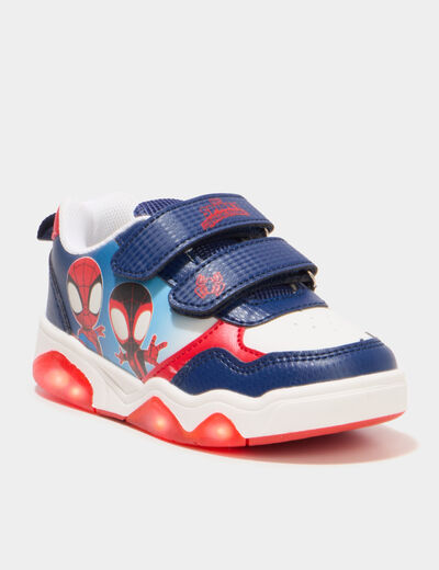 Baskets running lumineuses Spider-Man bleu gar&ccedil;on