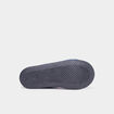 Chaussons effet velours bout rond bleu gar&ccedil;on