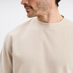 T-shirt col rond coton majoritaire gris clair homme