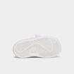 Tennis basses à scratchs Puma Smash blanc bébé fille