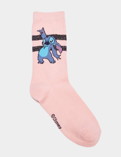 Lot 3 paires chaussettes Stitch multicolore femme