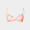 Haut de maillot de bain push up armatur&eacute; orange femme