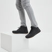 Bottines montantes &agrave; lacets noir homme