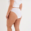 Culotte coton majoritaire blanc femme grande taille