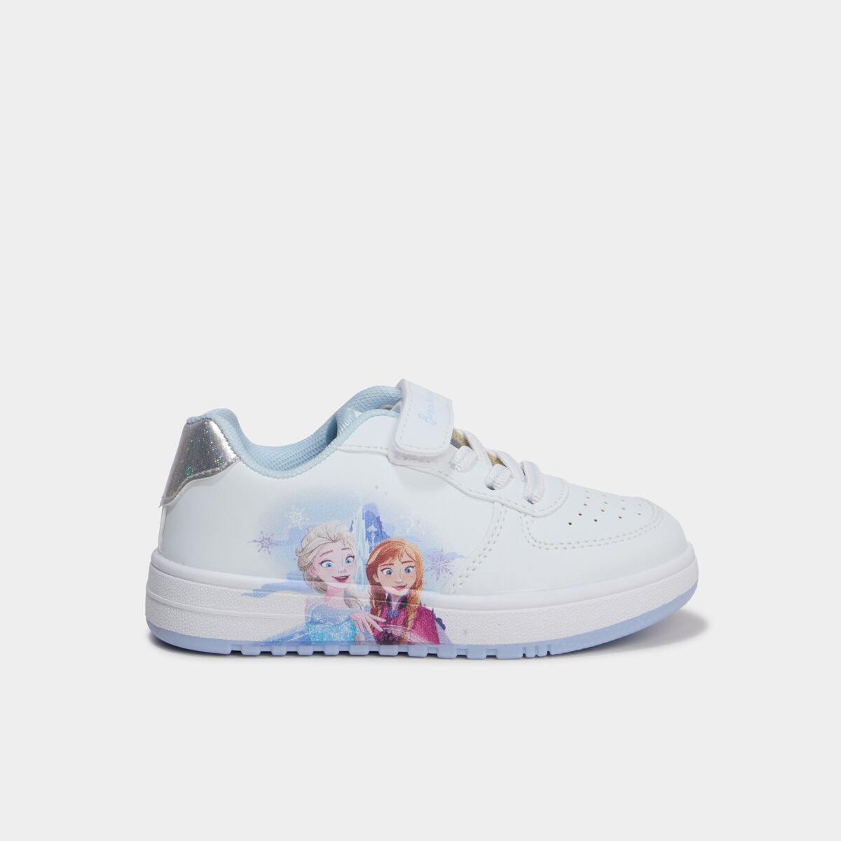 Tennis basses Reine des neiges blanc fille