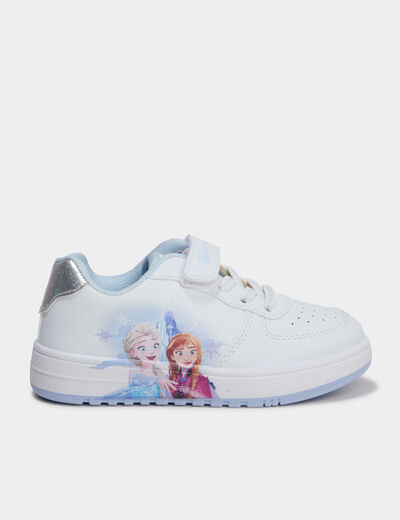 Tennis basses Reine des neiges blanc fille