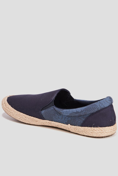 Loafers en toile Creeks bleu marine homme
