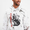 Sweat à capuche hoodie Iron Maiden blanc homme