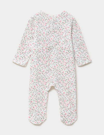Dors-bien coton avec manches longues beige b&eacute;b&eacute;