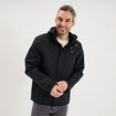 Blouson coupe-vent imperm&eacute;able &agrave; capuche noir homme