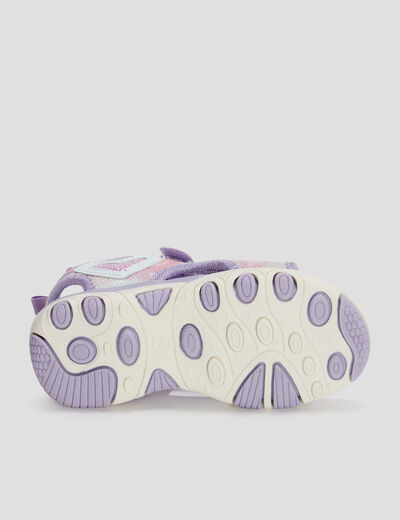 Sandales à scratchs multicolore fille