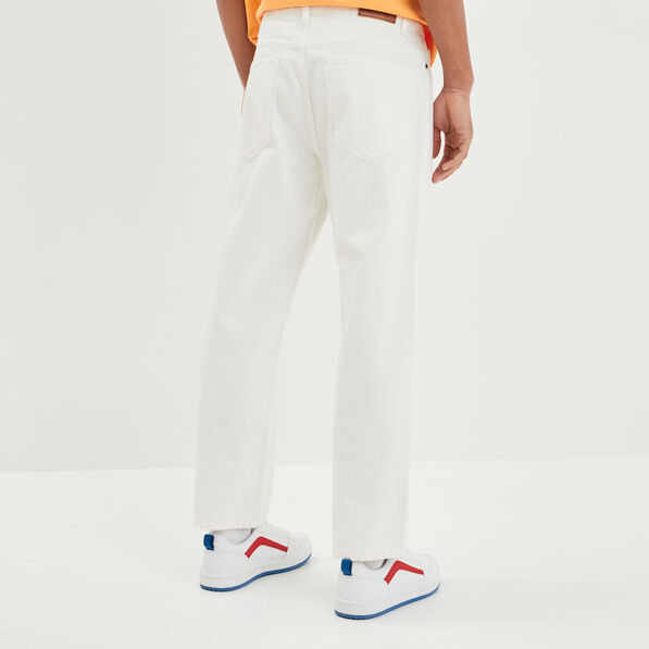 jeans relaxed creeks denim blanc homme Jeans relaxed Creeks denim blanc homme