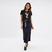 T-shirt &Eacute;trange No&euml;l Monsieur Jack noir femme