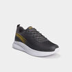 Baskets running à scratchs gris homme