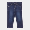 Jeans slim 4 poches taille ajustable denim brut bébé garçon