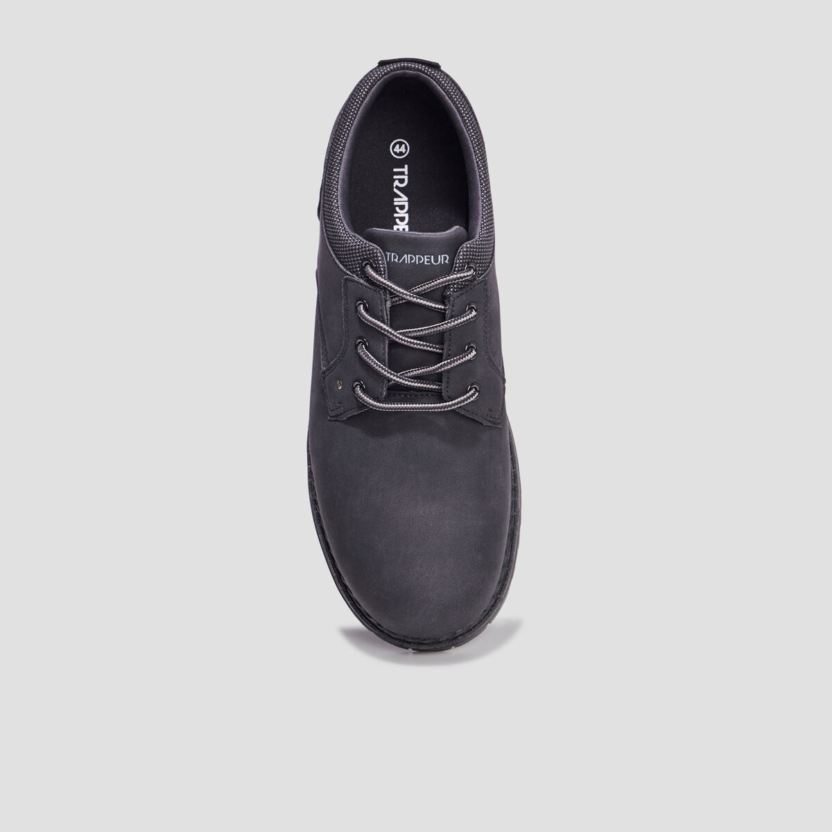 Derbies à lacets semelle crantée noir homme