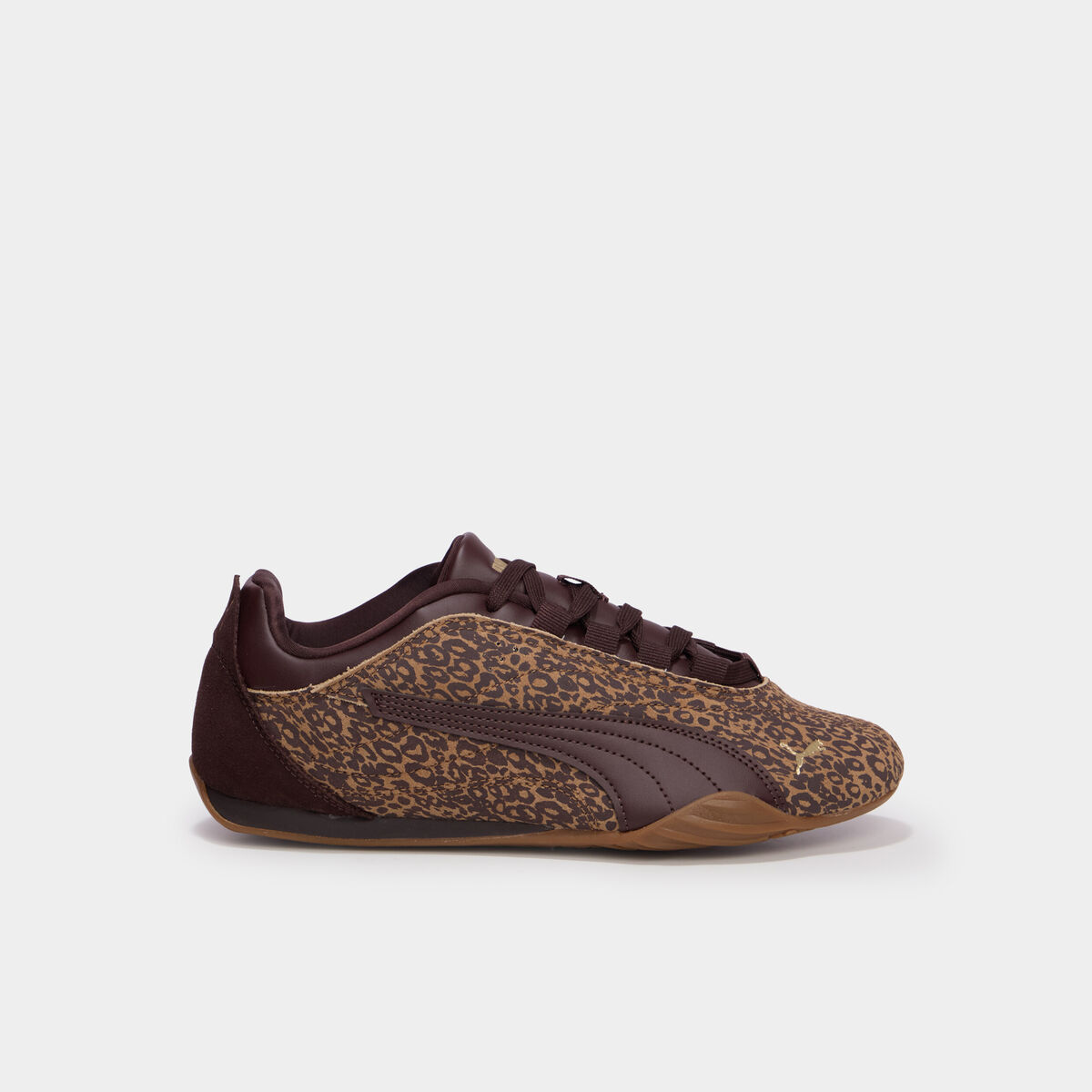 Baskets running lacets Puma Catch Soleil marron femme