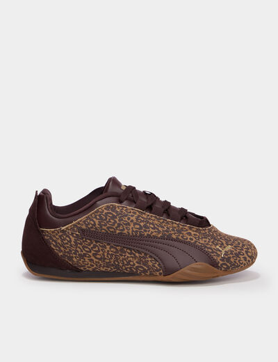 Baskets running lacets Puma Catch Soleil marron femme