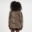 Surchemise en jean coton marron femme