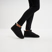 Bottines fourr&eacute;es noir femme