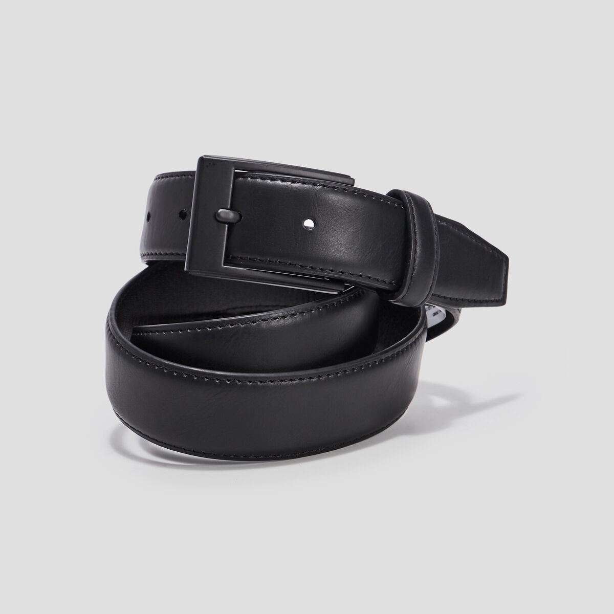 Ceinture à boucle noir homme
