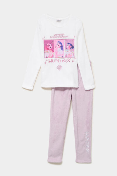 Ensemble pyjama Kpop Demon Hunters ivoire fille