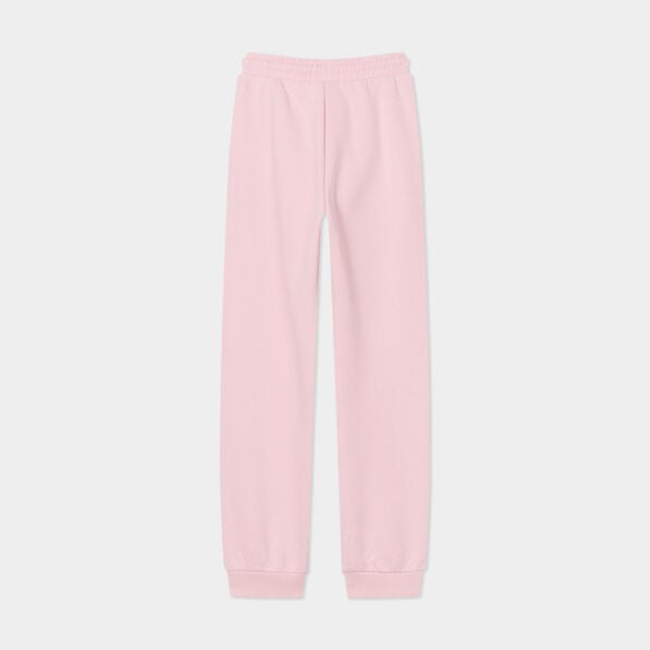 pantalon de jogging droit rose clair fille Pantalon de jogging droit rose clair fille
