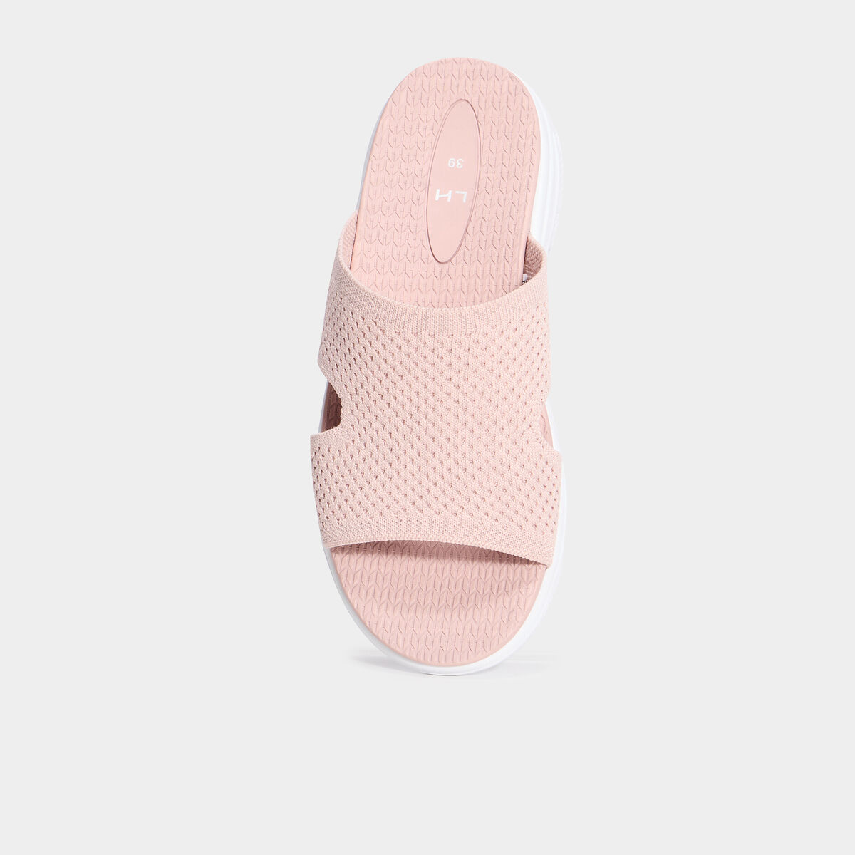 Chaussons mules confort rose femme