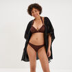 Bas de maillot de bain m&eacute;tallis&eacute; marron femme