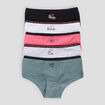 Lot 5 shortys rose fushia fille