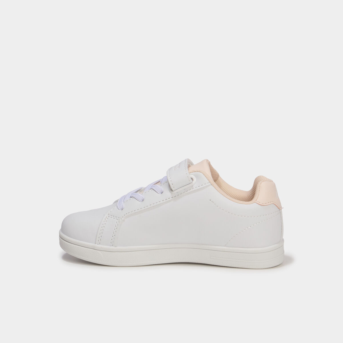 Tennis basses &agrave; scratchs Kappa FENIT rose pastel fille