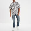 Chemise manches courtes blanc homme