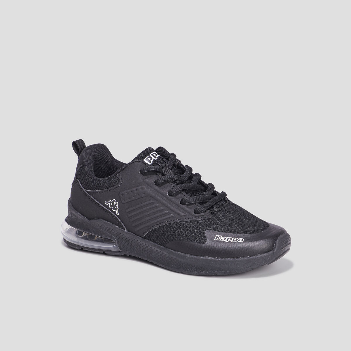 Baskets running à lacets Kappa Myagi noir garçon