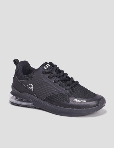 Baskets running à lacets Kappa Myagi noir garçon