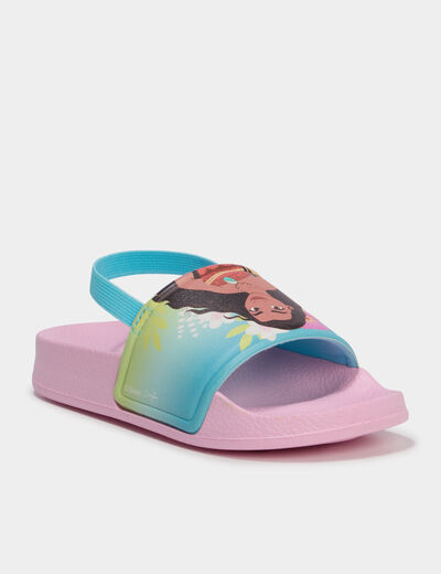 Claquettes de plage Vaiana multicolore fille