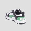 Tennis basse à lacets Puma Rebound vert garçon