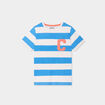 T-shirt col rond manches courtes Creeks bleu electrique garçon