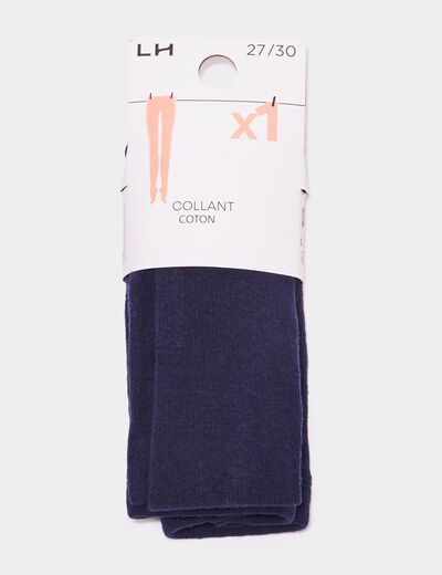 Collants bleu marine fille